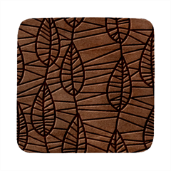 Autumn Leaf Mosaic Seamless Square Wood Guitar Pick Holder Case And Picks Set by Hannah976