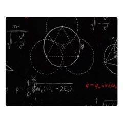 Math Board Circuit Circuits Computer Shield Tech Technology Premium Plush Fleece Blanket (large) by Loisa77