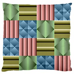 Patchwork Tile Pattern Mosaic 16  Baby Flannel Cushion Case (two Sides) by Loisa77
