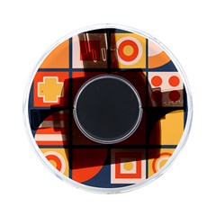 Square Shapes Pattern Design On-the-go Memory Card Reader by Loisa77