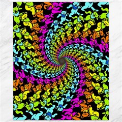3d Grateful Dead 90 s Neon Dancing Bears Canvas 16  X 20  by Perong