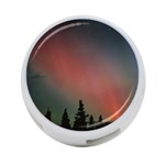 Aurora Borealis Alaska Sky 4-Port USB Hub (One Side) Front