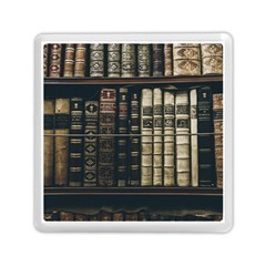 Antique Vintage Old Book Memory Card Reader (square) by Perong