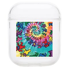 Tie Dye Grateful Dead Bears Soft Tpu Airpods 1/2 Case by Perong
