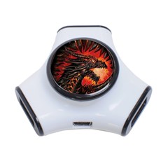 Dragon 3-port Usb Hub by Ndabl3x