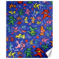 Grateful Dead Bears Canvas 16  X 20  by Perong