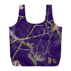 Realtree Camo Purple Pink Realtree Camo Full Print Recycle Bag (l) by Perong