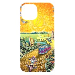 Grateful Dead Golden Road Iphone 15 Plus Black Uv Print Pc Hardshell Case by Bedest