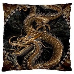 Fantasy Dragon Pentagram Standard Premium Plush Fleece Cushion Case (one Side) by Maspions