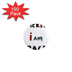 America  I Am Race 1  Mini Magnets (100 Pack)  by RiverRootz