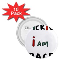 America  I Am Race 1 75  Buttons (10 Pack) by RiverRootz