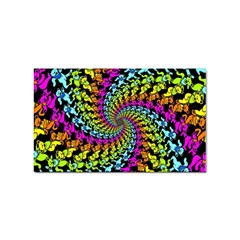 3d Grateful Dead 90 s Neon Dancing Bears Sticker Rectangular (10 Pack) by Perong