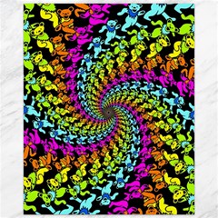 3d Grateful Dead 90 s Neon Dancing Bears Canvas 16  X 20  by Perong