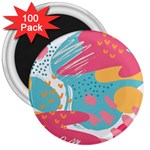 Background Abstract 3  Magnets (100 pack) Front