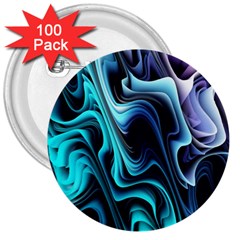 Nature Water Wave Architecture 3  Buttons (100 Pack)  by Salmanaz77