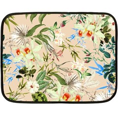 Textile Fabric Tropical Fleece Blanket (mini) by Paksenen