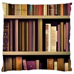 Books Bookshelves Office Fantasy Background Artwork Book Cover Apothecary Book Nook Literature Libra Standard Premium Plush Fleece Cushion Case (One Side) Front