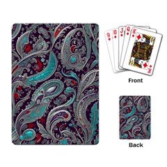 Seamless Pattern Paisley Decorative Playing Cards Single Design (rectangle) by Paksenen
