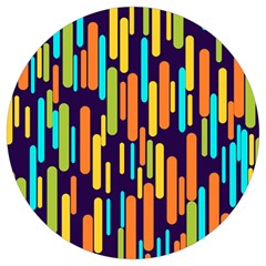 Illustration Abstract Line Round Trivet by anzea