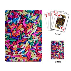 Colorful Candy Texture, Close-up Playing Cards Single Design (rectangle) by kyorashop23