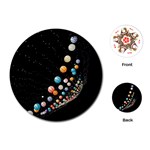 Ballons Night Party Playing Cards Single Design (Round) Front