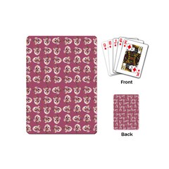 Whimsy Chickens Pattern Playing Cards Single Design (mini) by dflcprintsclothing