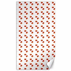 Kawaii Pumpkin Patt White Canvas 40  X 72  by snowwhitegirl