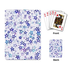 Christmas Stars Background Playing Cards Single Design (rectangle) by Posterlux