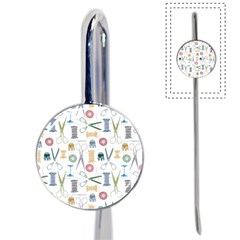 Pattern Seamless Texture Sewing Book Mark by Salmanaz77