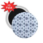 Snowflakes Winter Christmas 2.25  Magnets (10 pack)  Front