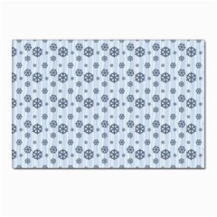 Snowflakes Winter Christmas Postcards 5  X 7  (pkg Of 10) by anzea