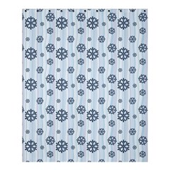 Snowflakes Winter Christmas Shower Curtain 60  X 72  (medium)  by anzea