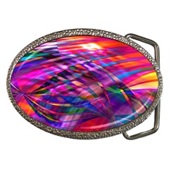 Wave Lines Pattern Abstract Belt Buckles by anzea