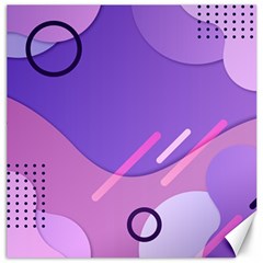 Colorful Labstract Wallpaper Theme Canvas 12  X 12  by Apen
