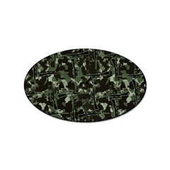 Hunting Motif Camouflage Pattern Print Bk Sticker (oval) by dflcprintsclothing