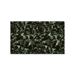 Hunting Motif Camouflage Pattern Print Bk Sticker (Rectangular) Front