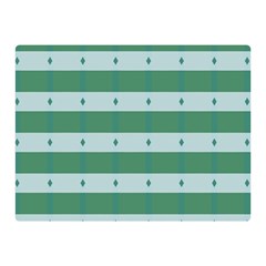 Pattern Triangle Two Sides Premium Plush Fleece Blanket (mini) by anzea