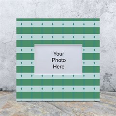 Pattern Triangle White Box Photo Frame 4  X 6  by anzea