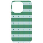 Pattern Triangle iPhone 15 Pro Max Black UV Print PC Hardshell Case Front