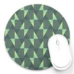 Texture Triangle Round Mousepad Front