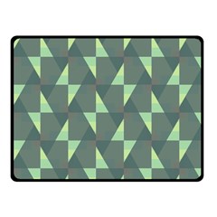 Texture Triangle Two Sides Fleece Blanket (small) by anzea
