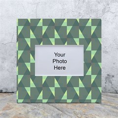 Texture Triangle White Box Photo Frame 4  X 6  by anzea