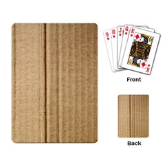 Brown Cardboard Texture Macro, Cardboard, Cardboard Playing Cards Single Design (rectangle) by kyorashop23