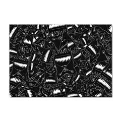 Cryptic Creature Pattern Sticker A4 (10 Pack) by dflcprintsclothing