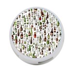 Bottle Chic Print Patterns 4-Port USB Hub (One Side) Front