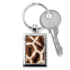 Giraffe Skin Texture Key Chain (rectangle) by kyorashop23