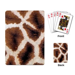 Giraffe Skin Texture Playing Cards Single Design (rectangle) by kyorashop23