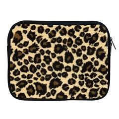 Jaguar Skin Texture, Jaguar Wool Texture, Yellow Apple Ipad 2/3/4 Zipper Cases by kyorashop23