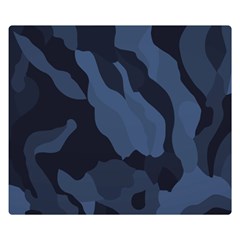 Purple Camo Premium Plush Fleece Blanket (small) by kyorashop23