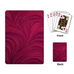 Purple Fabric Texture, Fabric Backgrounds With Lines Playing Cards Single Design (rectangle) by kyorashop23